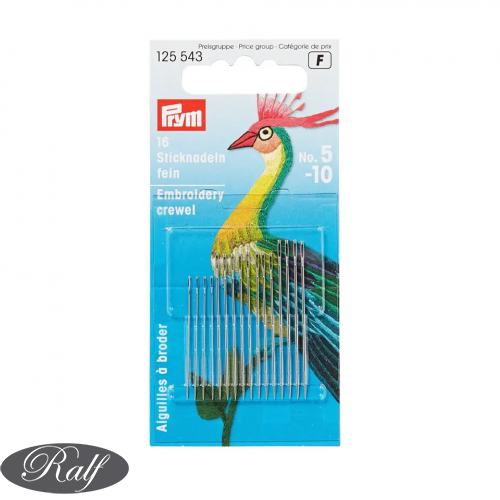Set Ace fine broderie (nr. 5-10) - Prym 125543